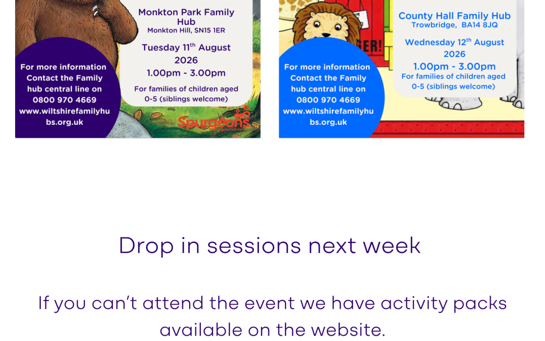 Gruffalo and Dear Zoo sessions